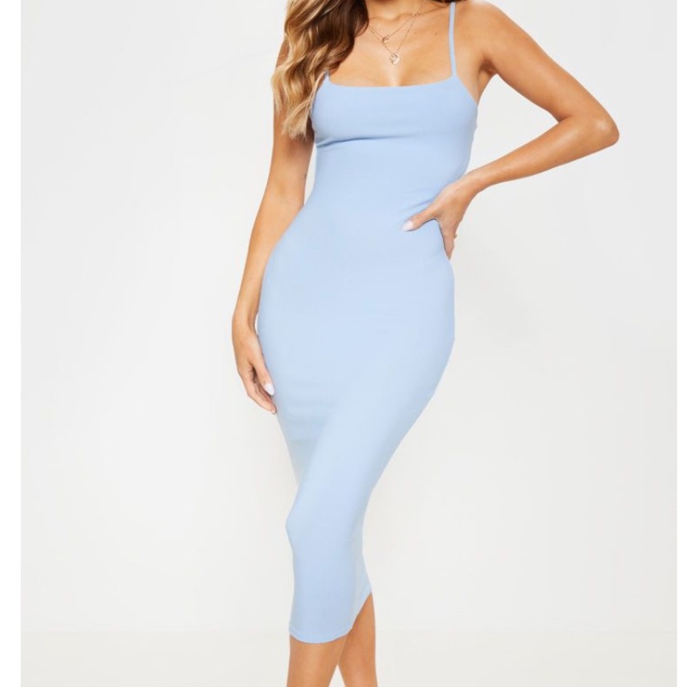 plt baby blue dress
